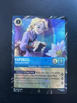Disney Lorcana TCG Magical Places Epcot 2026 Rapunzel Promo Card - Image 1