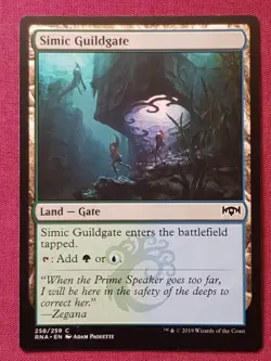 Magic The Gathering RAVNICA ALLEGIANCE SIMIC GUILDGATE 258 land card MTG - Image 1