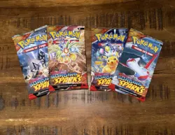 Pokemon TCG Surging Sparks Sealed Booster Pack Pack Art Set English Pokemon - Image 1