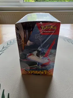 Pokemon TCG Surging Sparks Booster Box 36 Packs + Acrylic Case New & Sealed - Image 3