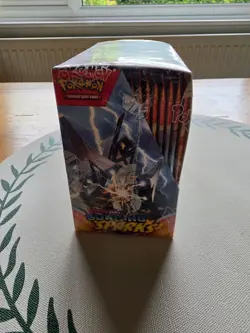 Pokemon TCG Surging Sparks Booster Box 36 Packs + Acrylic Case New & Sealed - Image 5