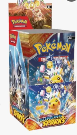 Pokemon TCG Surging Sparks 18-Pack Half Booster Box, Sealed New - Image 1