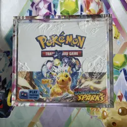 Pokemon TCG - Surging Sparks Booster Box - New/Sealed - Plus Acrylic Case - MINT - Image 1