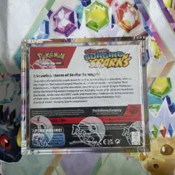 Pokemon TCG - Surging Sparks Booster Box - New/Sealed - Plus Acrylic Case - MINT - Image 2