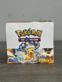 Pokemon TCG Surging Sparks Booster Box 36 Packs - New Factory Sealed- Small tear - Image 1