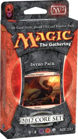 1x Magic 2012 (M12) Intro Pack: Blood and Fire - Factory Sealed - MTG Seattle - Image 1