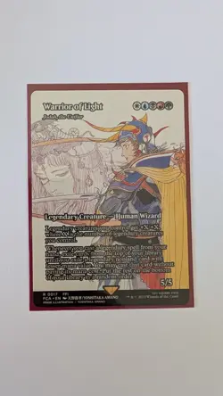 MTG Fianl Fantasy Warrior of Light (Jodah, the Unifier) Borderless Non-foil - Image 1