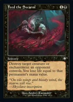 1x Feed the Swarm MTG - Commander: The Brothers' War - NM-Mint - Image 1