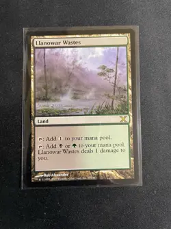 Mtg X1 Llanowar Wastes 10th Edition Magic The Gathering - Image 1