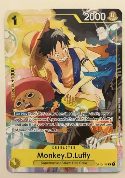 Monkey.D.Luffy OP10-111 (Welcome Pack 2026 Vol.1) One Piece TCG Promo NM - Image 1