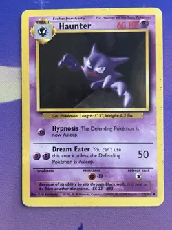 HAUNTER - 29/102 - Base Set - Pokemon Card - HP - Image 1