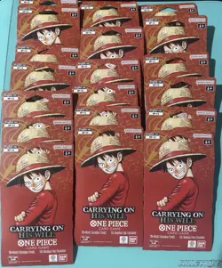 One Piece OP-13, Carrying on His Will Sleeved Booster Packs, 🔥Lot of 20🔥 - Image 1