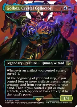 Golbez, Crystal Collector Surge Foil Showcase Final Fantasy MTG NM - Image 1