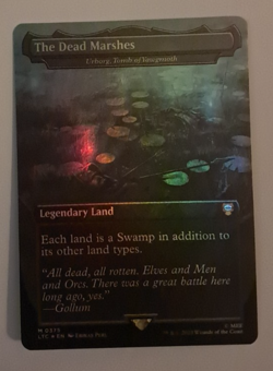 The Dead Marshes Foil Urborg MP LOTR Magic the Gathering Lord of the Rings MTG - Image 1
