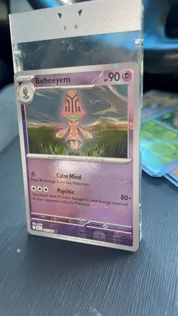 Pokemon Beheeyem Master Ball Pattern 041/086 SV Black Bolt Reverse Holo - Image 5