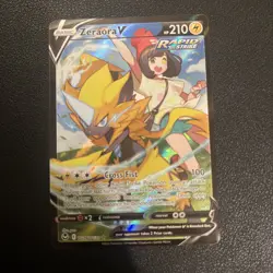 Pokemon TCG Zeraora V Trainer Gallery TG16/TG30 SWSH Silver Tempest NM - Image 1