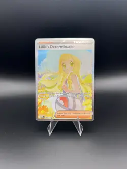 Pokemon TCG Lillie's Determination Mega Evolutions 184/132 Sir English Fresh - Image 1