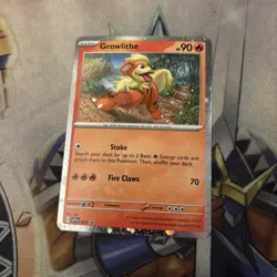 Pokemon Growlithe SVP024 SV Black Star Promo NM - Image 1