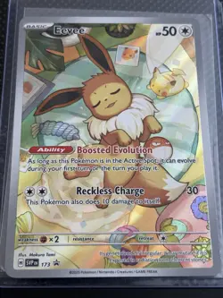 The Pokemon Company Eevee SVP 173 Sv: Scarlet & Violet Promo Holo Basic 50 HP - Image 1