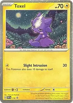 Toxel 119 Holo Promo Scarlet & Violet Promo Holo Near Mint - Image 1