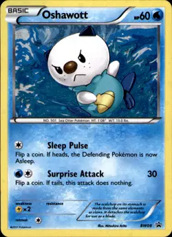 Oshawott BW08 Black And White Promo P Holo Pokemon NM/M - Image 1