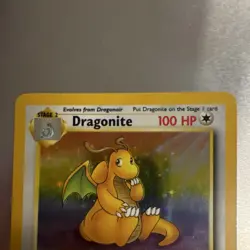 WoTC Pokemon TCG Fossil Dragonite 4/62 Holo Rare 100HP Eng 1999 Unlimited - Image 4