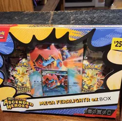 Pokemon TCG Mega Evolution Ascended Heroes Mega EX meganium emboar feraligtr - Image 1
