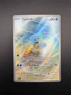 Pokemon Squirtle 170/165 SV Scarlet & Violet 151 SIR Holo Full Art NM/Mint - Image 2