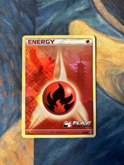 Pokemon TCG - Fire Energy Crosshatch Call of Legends Ho-Oh NM - Image 1