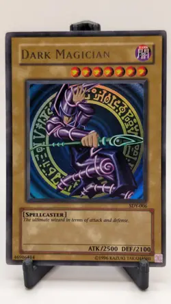 Yu-Gi-Oh Dark Magician SDY-006 Ultra Rare Unl LP Starter Deck Yugi OG Print - Image 1