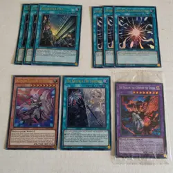 Yugioh Lot Of 9 Cards Reserved Super Polymerization The Fallen The Virtuous 600682787291 - Image 1