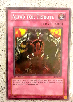 Yu-Gi-Oh - ALTAR FOR TRIBUTE - DCR-095 - EX+ - 1st Edition - Common - (M1093) - Image 1