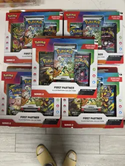 Lot of 5X✅Pokemon TCG First Partner Illustration Collection Series 2 NEW SEALED - Image 1