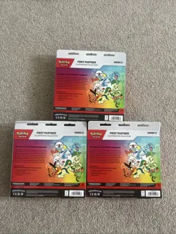 Pokemon TCG First Partner Illustration Collection - Series 2 - Sealed X 3 - Image 1