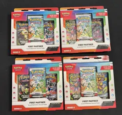 First Partner Illustration Collection Series 2 - Lot Of 4 - Sealed Pokemon TCG - Image 1