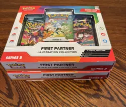 Pokemon First Partner Illustration Collection Series 2 Sealed (LOT OF 2) - Image 1