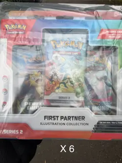 Pokemon: First Partner Illustration Collection Series 2 Box Brand New Sealed x6 - Image 2
