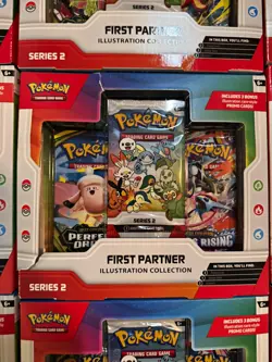 Pokemon First Partner Illustration Collection Series 2 Sealed Lot of 12 1 w tear - Image 2