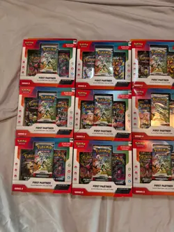 Pokemon First Partner Illustration Collection Series 2 Sealed Lot of 12 1 w tear - Image 3