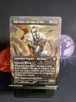 Ink-Eyes, Servant of Oni (Borderless) Commander: Bloomburrow Regular BLC 77 - Image 1