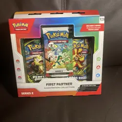 Pokemon TCG First Partner Illustration Collection Series 2 3 Packs SEALED - Image 1