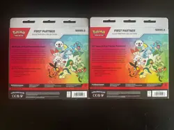 2x Pokemon TCG First Partner Series 2 Illustration Collection - New Sealed - Image 2