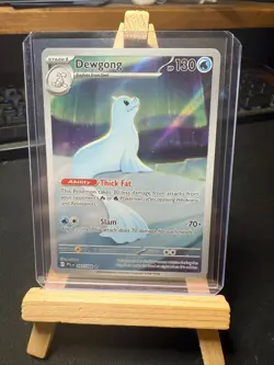 Pokemon TCG Dewgong 097/094 Illustration Rare – Phantasmal Flames – Near Mint - Image 1