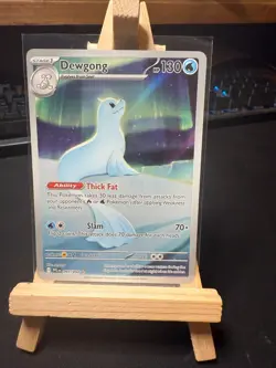 Pokemon TCG Dewgong 097/094 Illustration Rare – Phantasmal Flames – Near Mint - Image 2
