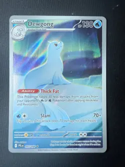 Pokemon TCG Dewgong 097/094 Illustration Rare – Phantasmal Flames – Near Mint - Image 3