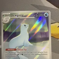 Pokemon TCG Dewgong 097/094 Illustration Rare Phantasmal Flames Near Mint - Image 3