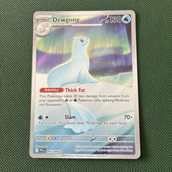 Pokemon TCG Dewgong 097/094 Illustration Rare Phantasmal Flames Near Mint - Image 1