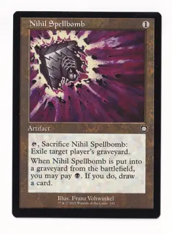 Magic The Gathering The Brothers War Commander Decks #152 Nihil Spellbomb - Image 1