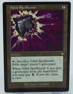 Magic The Gathering The Brothers War Commander Decks #152 Nihil Spellbomb - Image 3