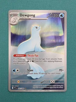 Pokemon TCG Dewgong 097/094 Phantasmal Flames Illustration Rare - NM Pack Fresh - Image 1